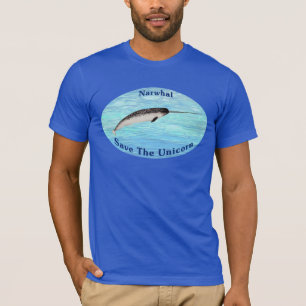 Narwhal - bespaar de Unicorn T-shirt