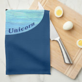 Narwhal - bespaar de Unicorn Theedoek (Quarter Fold)