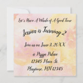 Narwhal Birthday Kaart (Achterkant)