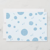 Narwhal Birthday Photo Invitation Boy Kaart (Achterkant)