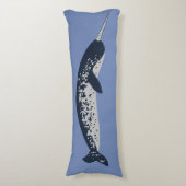Narwhal Body Pillow Lichaamskussen (Voorkant Verticaal)