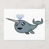 Narwhal. Briefkaart (Voorkant)