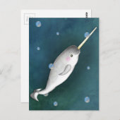 Narwhal Briefkaart (Voorkant / Achterkant)