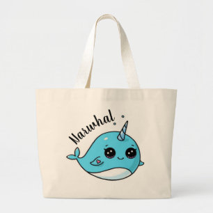 Narwhal Canvas tas