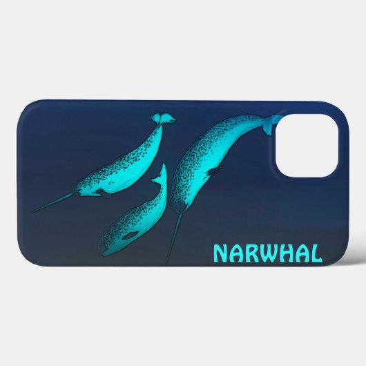 Narwhal Case-Mate iPhone Case (Achterkant (horizontaal))