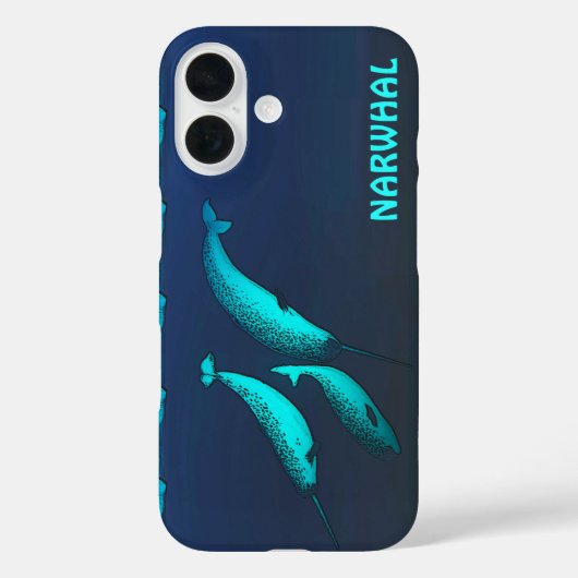 Narwhal Case-Mate iPhone Case (Achterkant)
