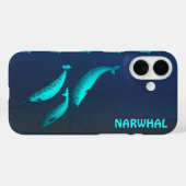 Narwhal Case-Mate iPhone Case (Achterkant (horizontaal))