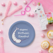 Narwhal Custom Birthday Party Paper-Borden Papieren Bordje (Feest)