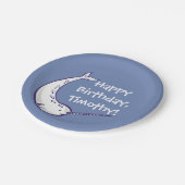 Narwhal Custom Birthday Party Paper-Borden Papieren Bordje (Gekanteld)