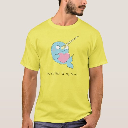 Narwhal Cute Cartoon T-shirt (Voorkant)