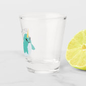 Narwhal Cute Zee Unicorn Shot Glas (Rechts)
