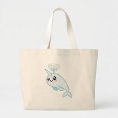 Narwhal Cutie Grote Tote Bag (Voorkant)