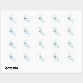 Narwhal Cutie Ronde Sticker (Vel)
