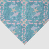 Narwhal Daydream Tissuepapier (Detail)