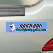 Narwhal:De Unicorn van het Zee Bumpersticker (Op auto)