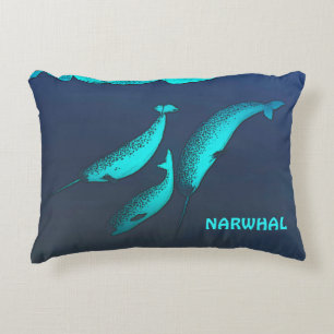 Narwhal Decoratief Kussen