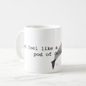 Narwhal & Dolphins- Geek/Neurodiversiteit/ASD Koffiemok (Voorkant links)