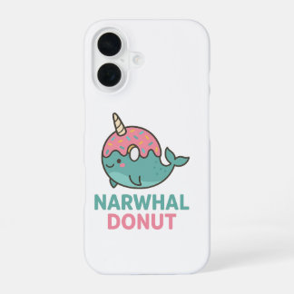 Narwhal Donut Phone Case iPhone 16 Hoesje