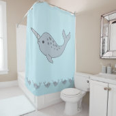 Narwhal douchegordijn (In situ)