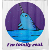 Narwhal Douchegordijn (Voorkant)