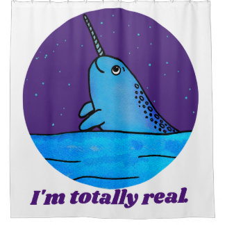 Narwhal Douchegordijn