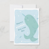 Narwhal Else Classroom Valentijn Kaart (Voorkant)