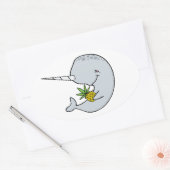 Narwhal en Ananas Stickers (Envelop)