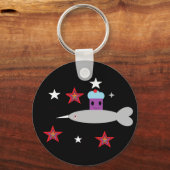Narwhal en de Ruimtekasten Sleutelhanger (Voorkant)
