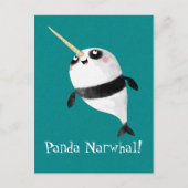 Narwhal en Panda in One Briefkaart (Voorkant)