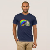 Narwhal en Yeti - Beste vrienden T-shirt (Voorkant volledig)