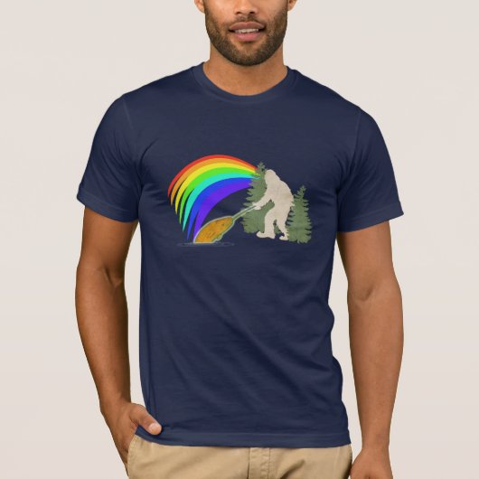 Narwhal en Yeti - Beste vrienden T-shirt (Voorkant)