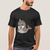 Narwhal Feeling Stabby T-shirt (Voorkant)