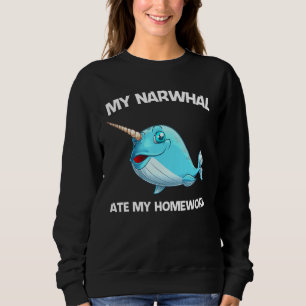Narwhal For Kids Boys Girl Sea Whale Trui