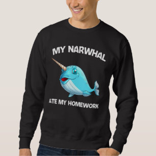 Narwhal For Kids Boys Girl Sea Whale Trui