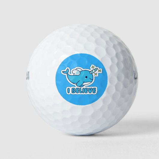 Narwhal geloof ik golfballen (Voorkant)