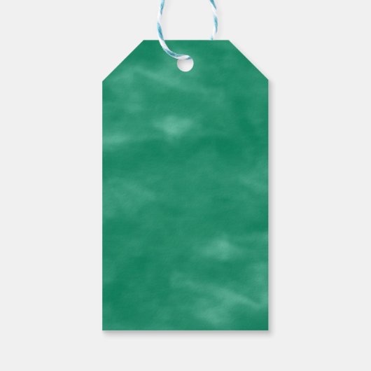 Narwhal Green | Cute Mint Chibi Cartoon Shower Cadeaulabel (Achterkant)