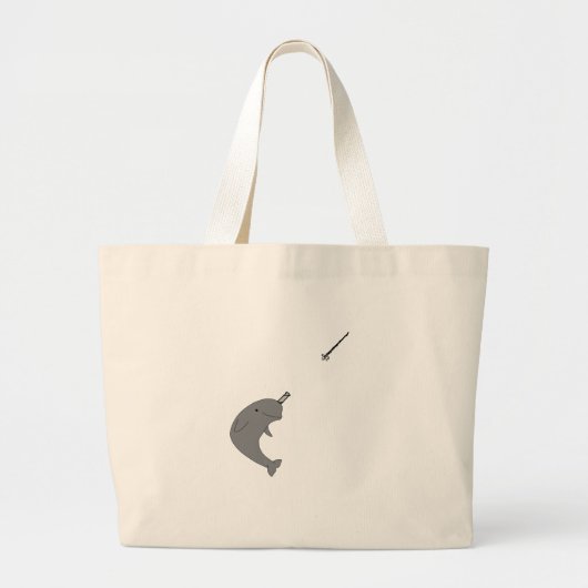 Narwhal Grote Tote Bag (Voorkant)