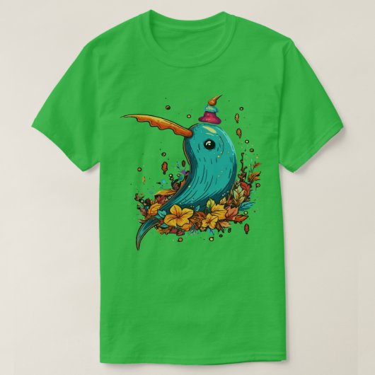 Narwhal Halloween T-shirt (Design voorkant)