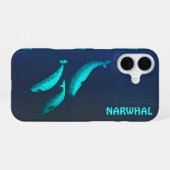 Narwhal iPhone 16 Hoesje (Achterkant horizontaal)