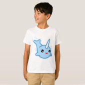 Narwhal Kawaii T-shirt (Voorkant volledig)
