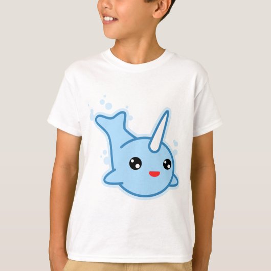 Narwhal Kawaii T-shirt (Voorkant)