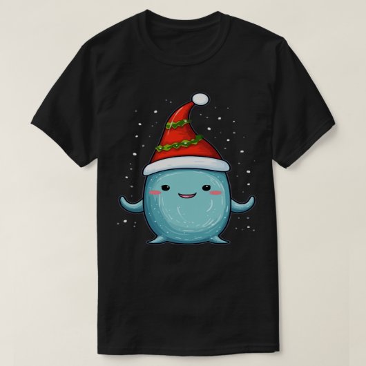 Narwhal Kerstmis T-shirt (Design voorkant)