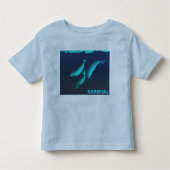 Narwhal Kinder Shirts (Voorkant)