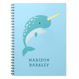 Narwhal Kind's Cute Whale Notitieboek