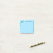Narwhal Kind's Cute Whale Post-it® Notes (Op bureau)
