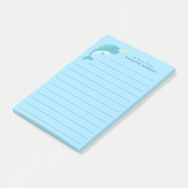Narwhal Kind's Cute Whale Post-it® Notes