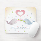 Narwhal Kisses Mousepad Muismat (Met muis)