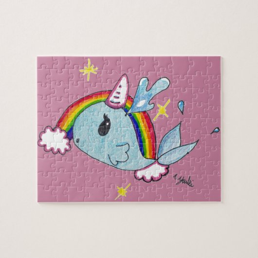 narwhal legpuzzel (Horizontaal)