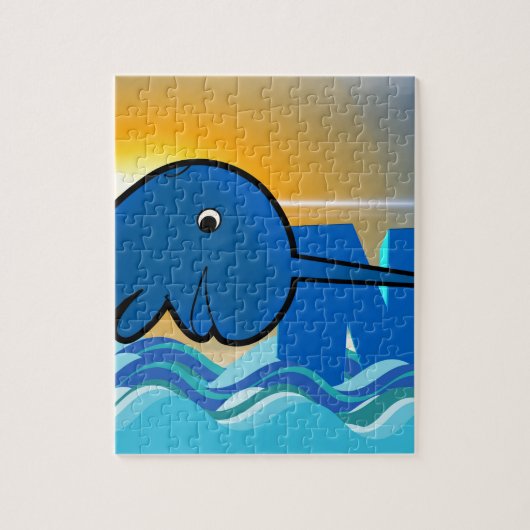 narwhal legpuzzel (Verticaal)