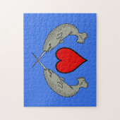 Narwhal Love Legpuzzel (Verticaal)